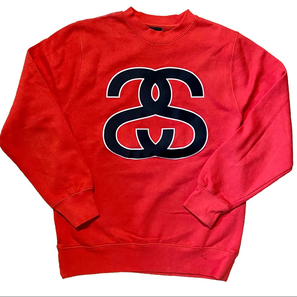 Stussy Red Crewneck